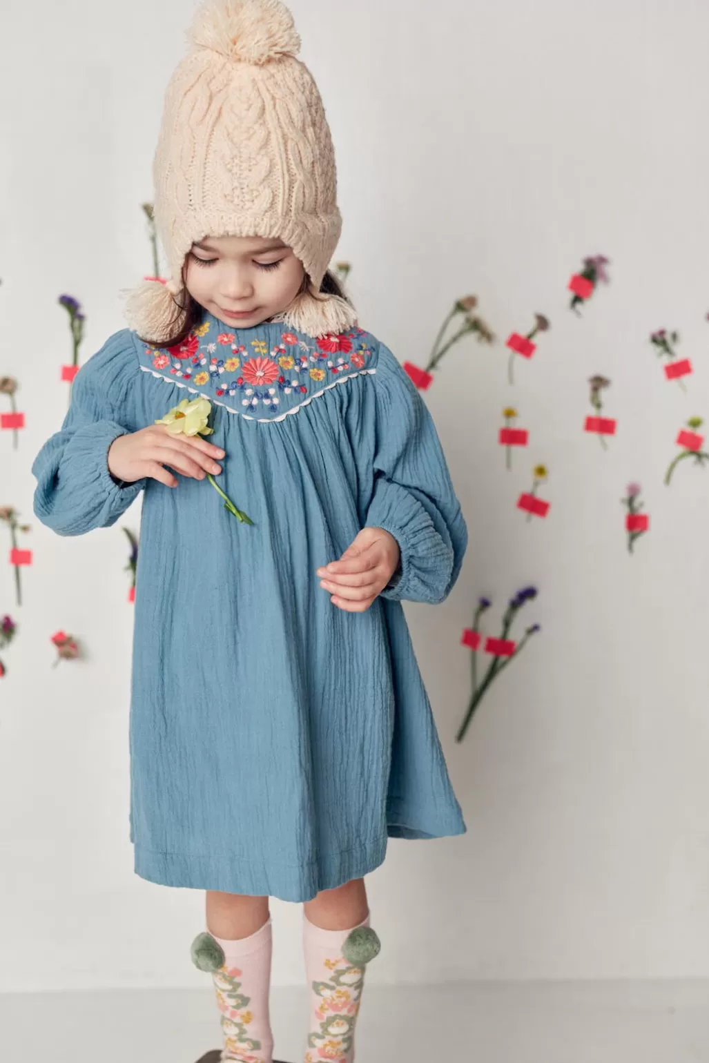 Louise Misha Robe Larita Stone Blue Discount