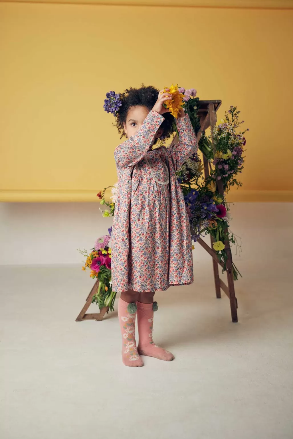 Louise Misha Robe Roulotta Blush Floral World Online