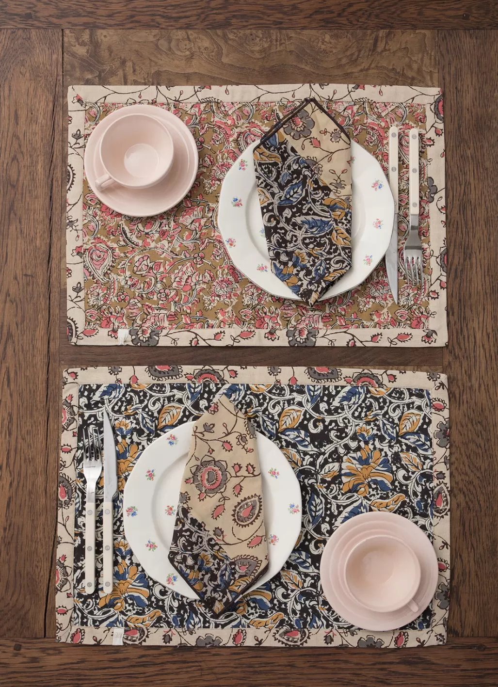 Louise Misha Set De Table Carlitta Honey-charcoal Poem New