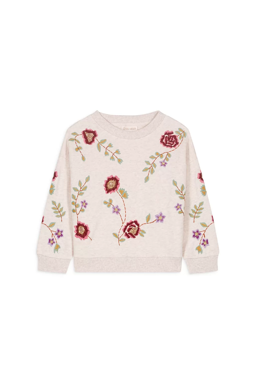 Louise Misha Sweat Rosalia Flower Embroidery Best
