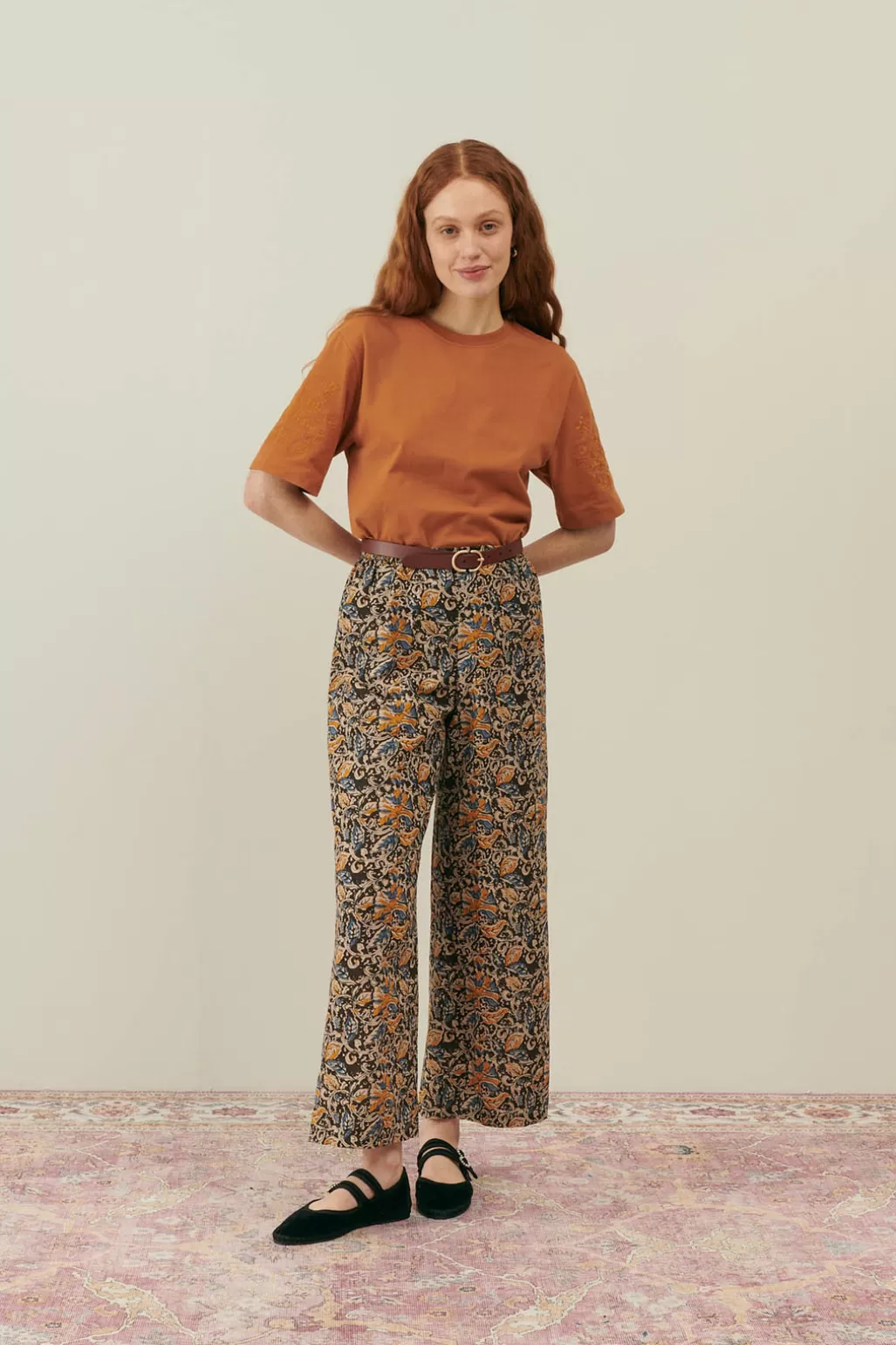 Louise Misha T-Shirt Lauria Caramel Best Sale