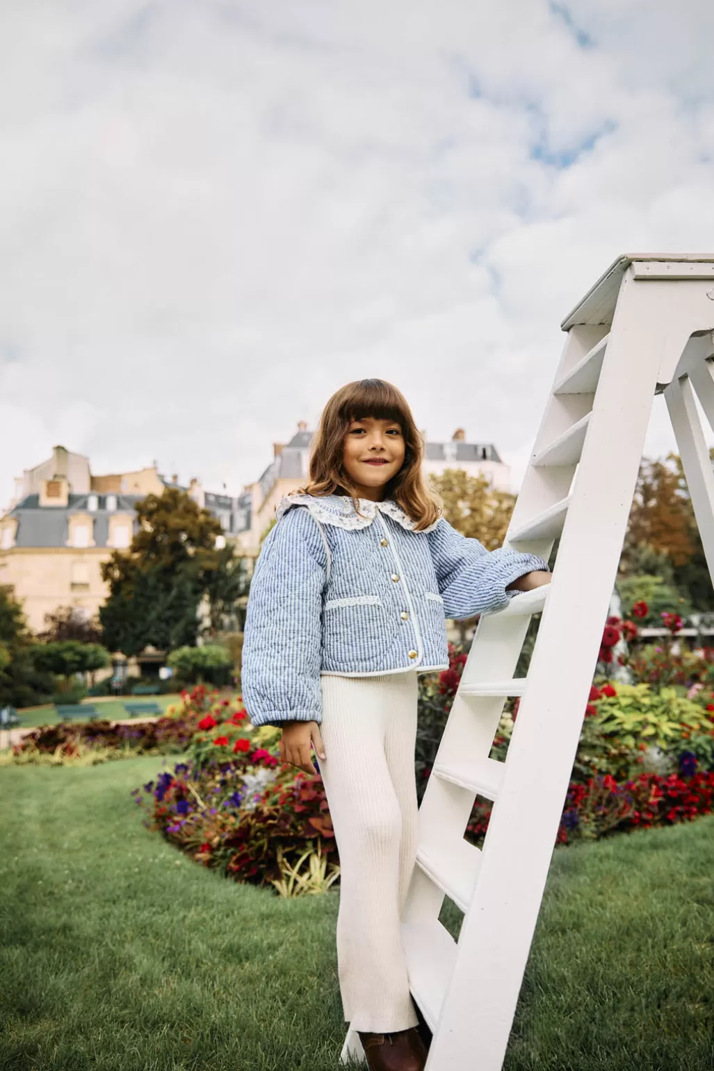 Louise Misha Veste Joulia Blue Sonnet Vichy Outlet