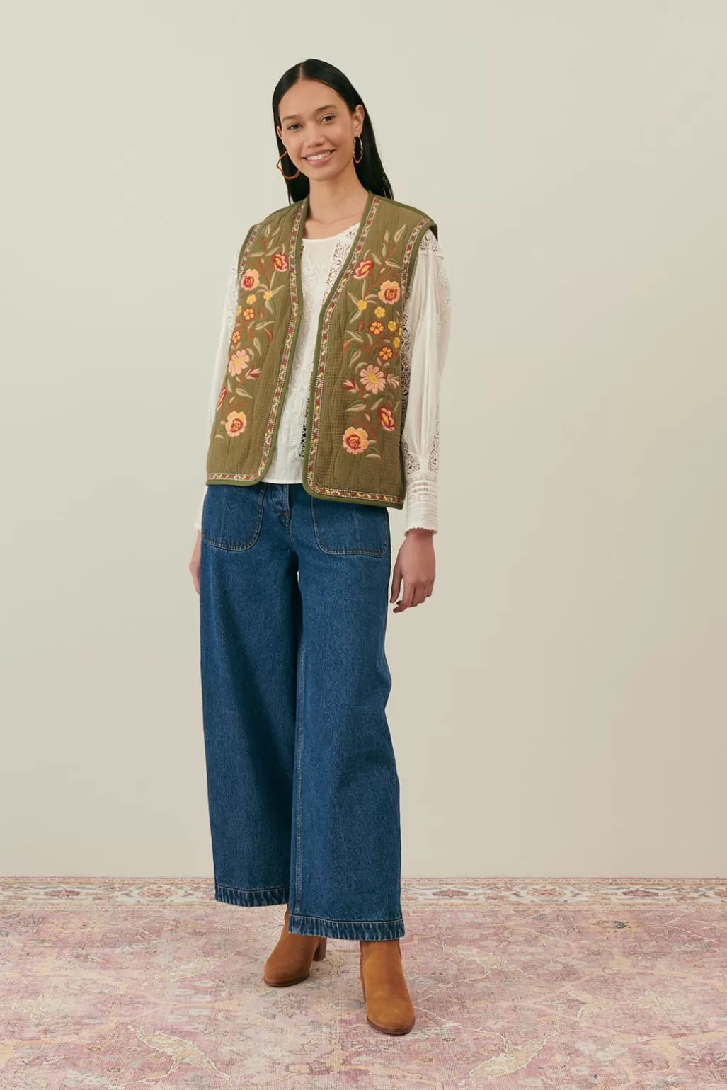 Louise Misha Veste Liberta Khaki Hot