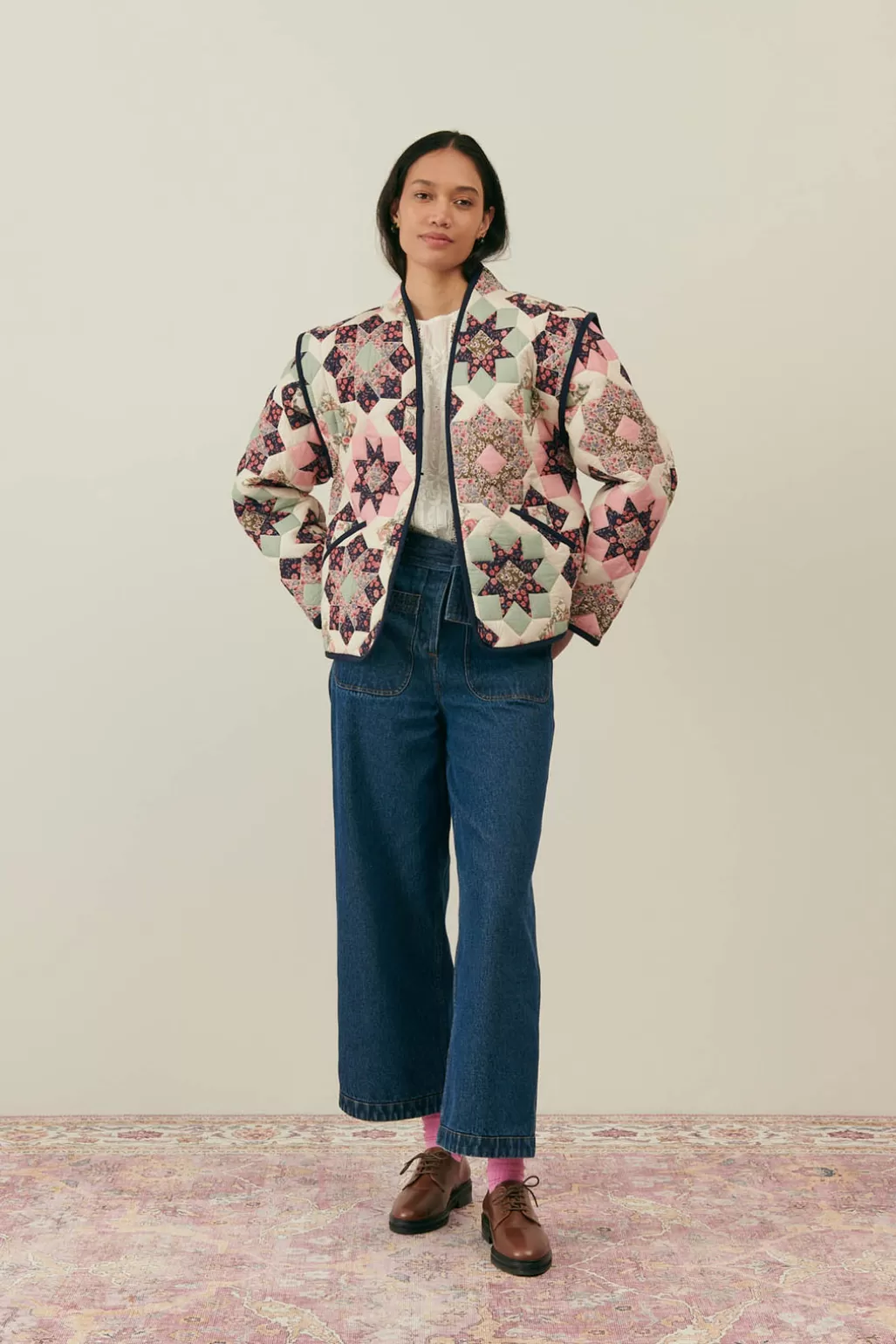 Louise Misha Veste Neliana star patchwork Online