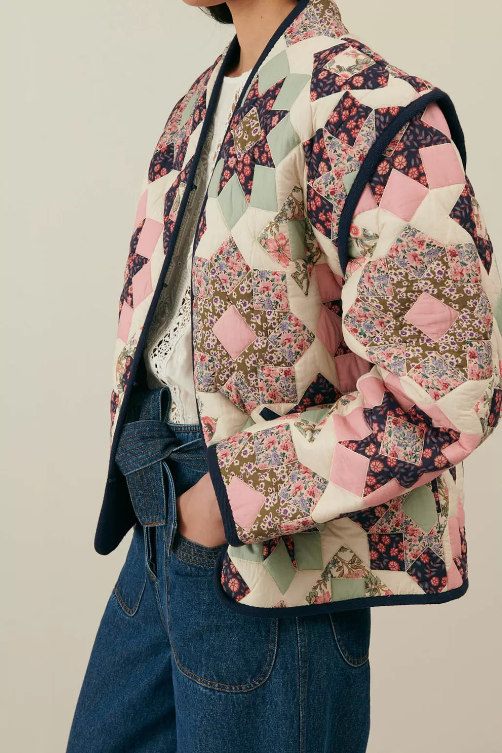 Louise Misha Veste Neliana star patchwork Online