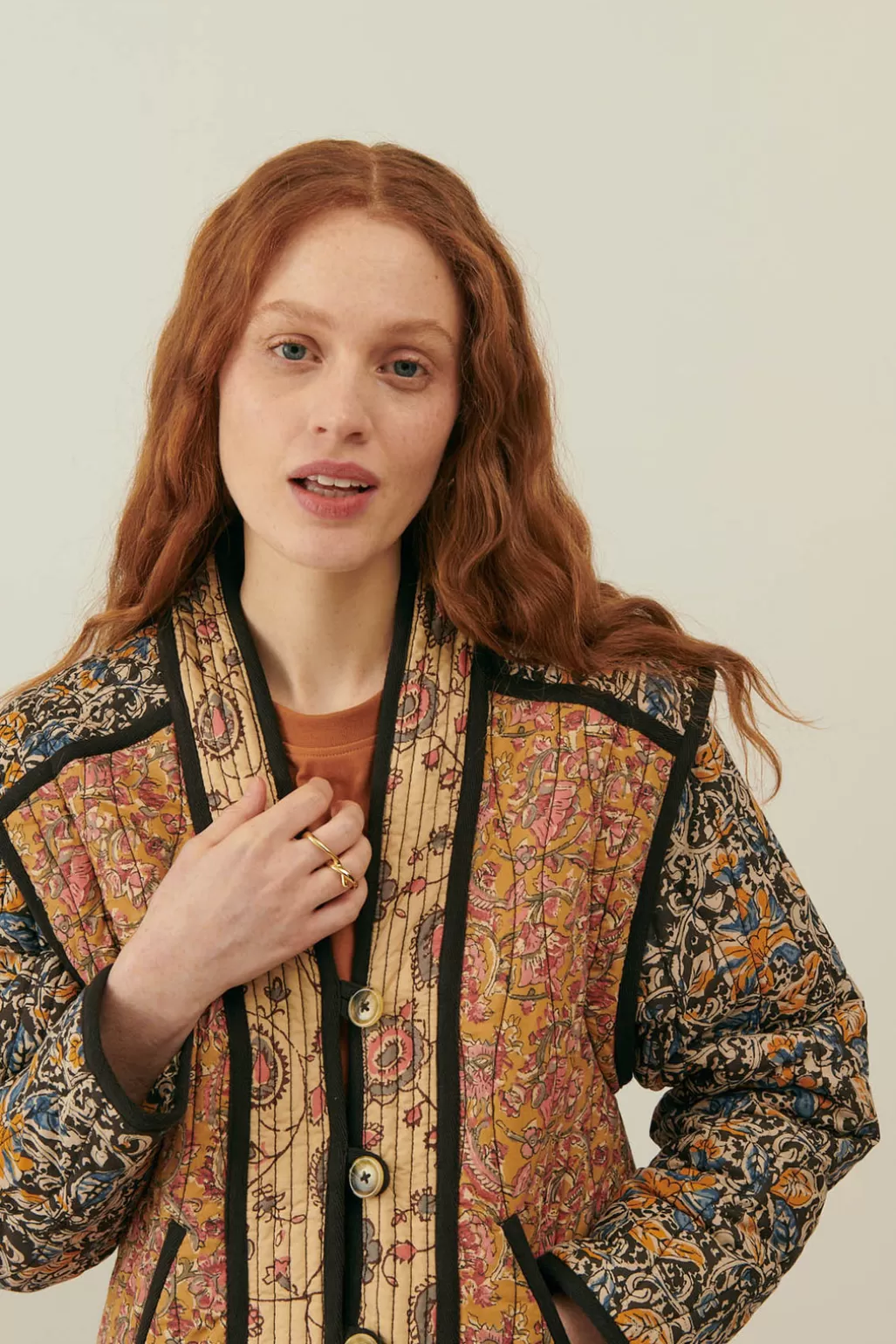 Louise Misha Veste Nelina Honey-charcoal Poem Best